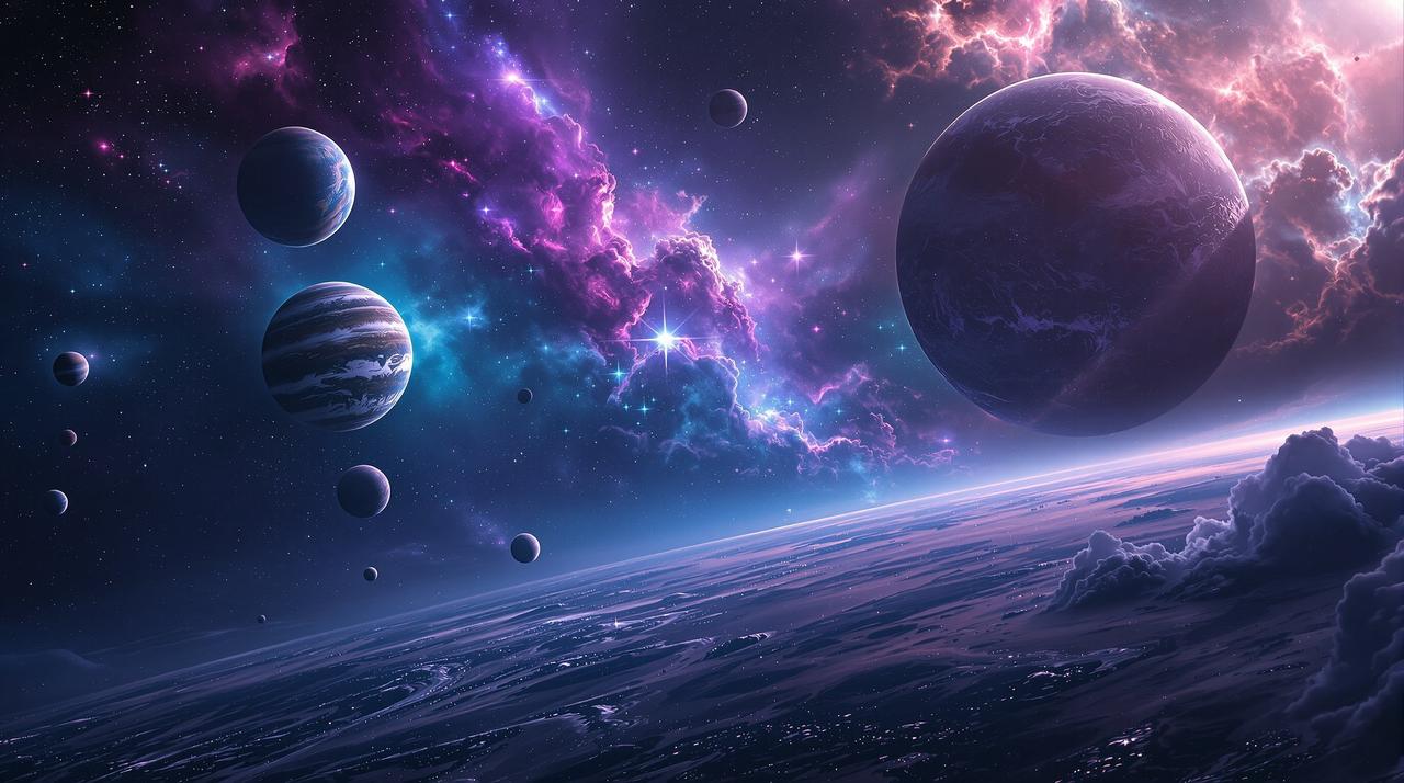 波波影视 - 浩瀚星空影院主题背景